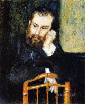 アルフレッド・シスレー ピエール・オーギュスト・ルノワールの肖像 Oil Paintings